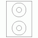 530 - Label Shape - CD/DVD - 2 labels per sheet